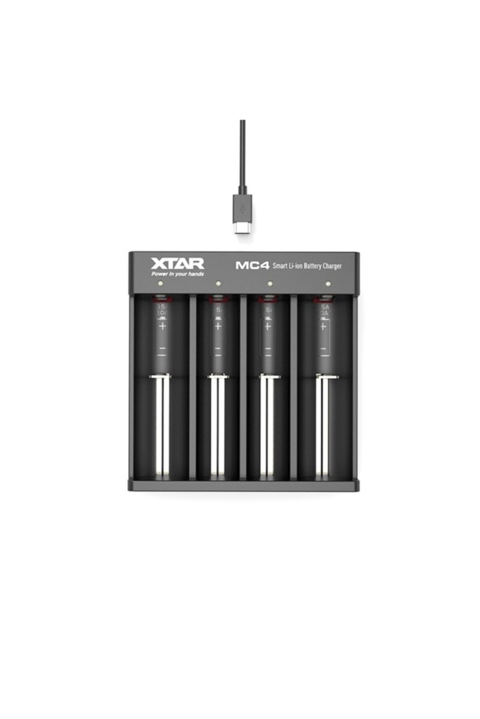 [EBS0221] Xtar Mc4 - Taşınabilir Li-İon Pil Şarj Cihazı / 4Lü