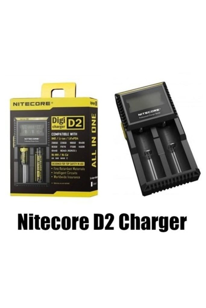 Nitecore D2 Dijital Li-İon,Lifepo4,Ni-Mh 2Li Şarj Cihazı