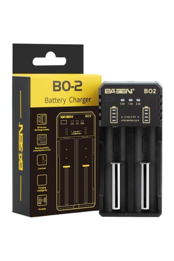 [EBS0230] Basen Bo-2 18650 3.7V Çiftli Pil Şarj Aleti
