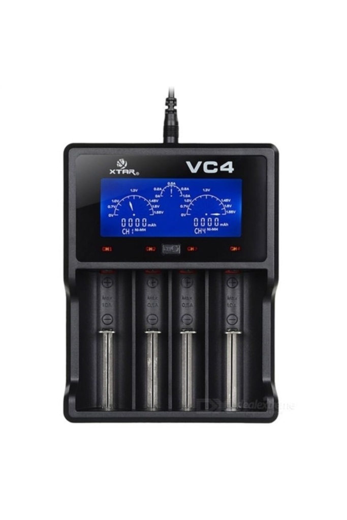 [EBS0239] Xtar Vc4 Universal Usb Pil Şarj Cihazı 18650 14500 Lıtyum-Ion Aa-Aaa C-D Ni-Mh