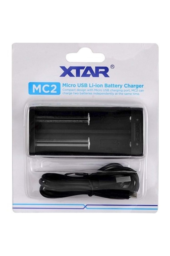 Xtar Mc2 - Taşınabilir Li-İon Pil Şarj Cihazı - 2Li