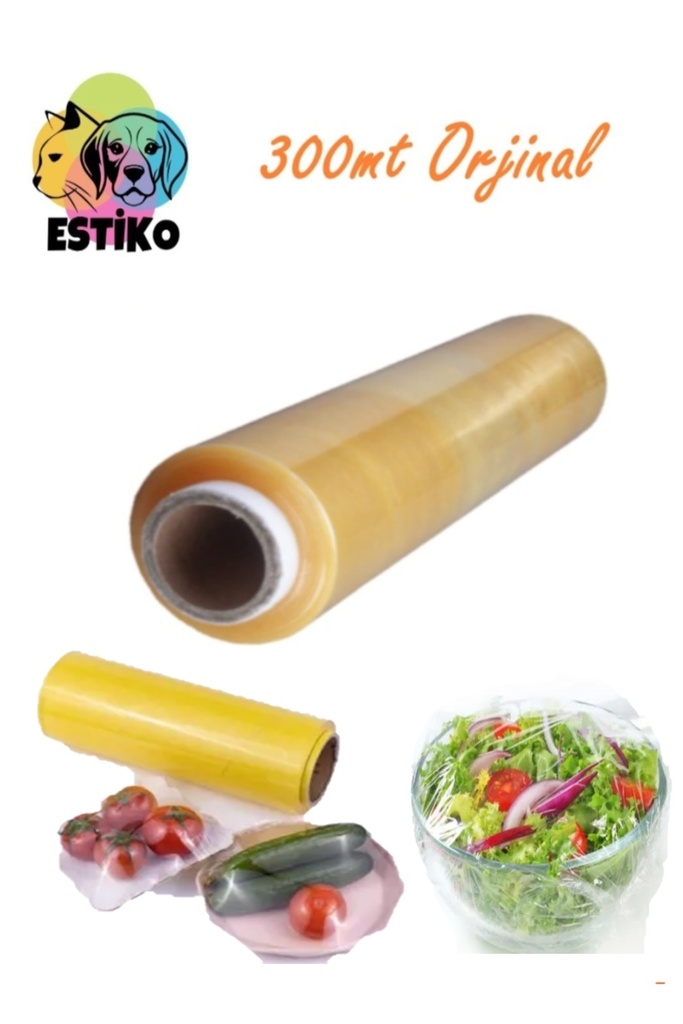 [EBS0125] Estiko Gıda Streç Film 30 Cm X 300 Mm. 8 Mikron