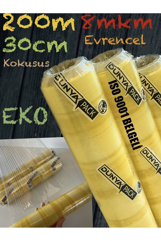 Estiko Dunyapack 30*200Metre 200Mt Gıda Streç
