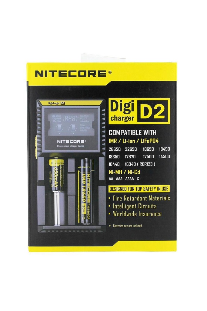 Nitecore D2 Lityum Pil Şarj Cihazı
