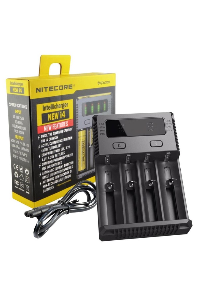 [EBS0170] Nitecore New I4 Pil Şarj Aleti Li-İon Imr Lifepo4 Dolum Cihazı