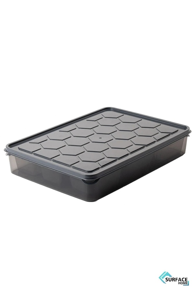 [EBS0175] Estiko Home 16 Parça 7 Bölmeli Kapaklı Multi Saklama Seti Kahvaltılık Şeffaf-Füme