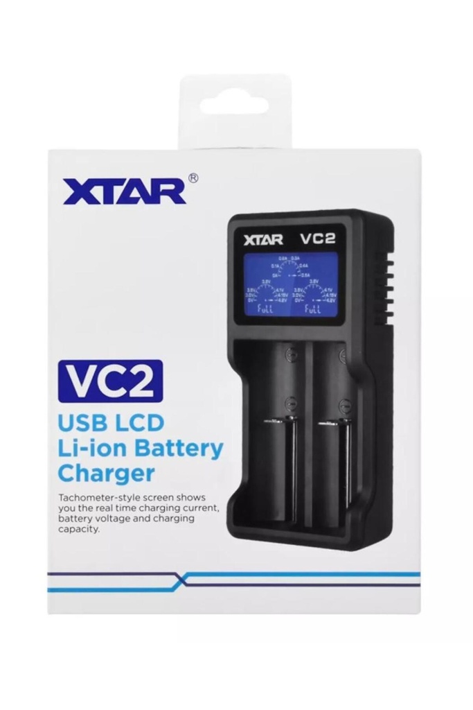 Xtar Vc2 İkili Li-İon Pil Şarj Cihazı