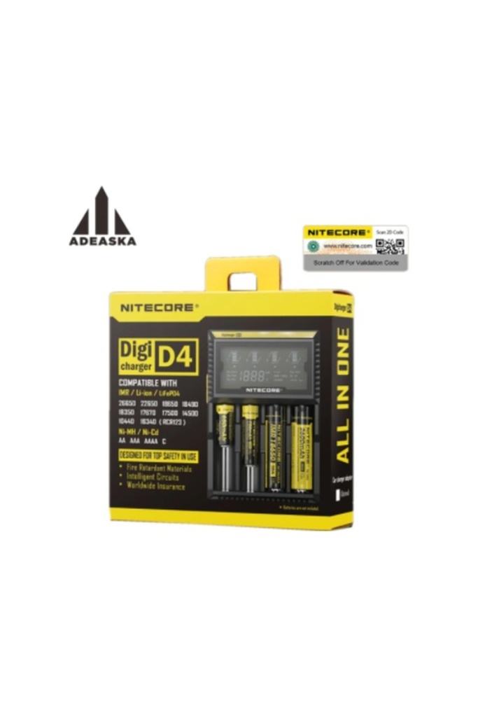 Estiko Nitecore D4 Pil Şarj Cihazı