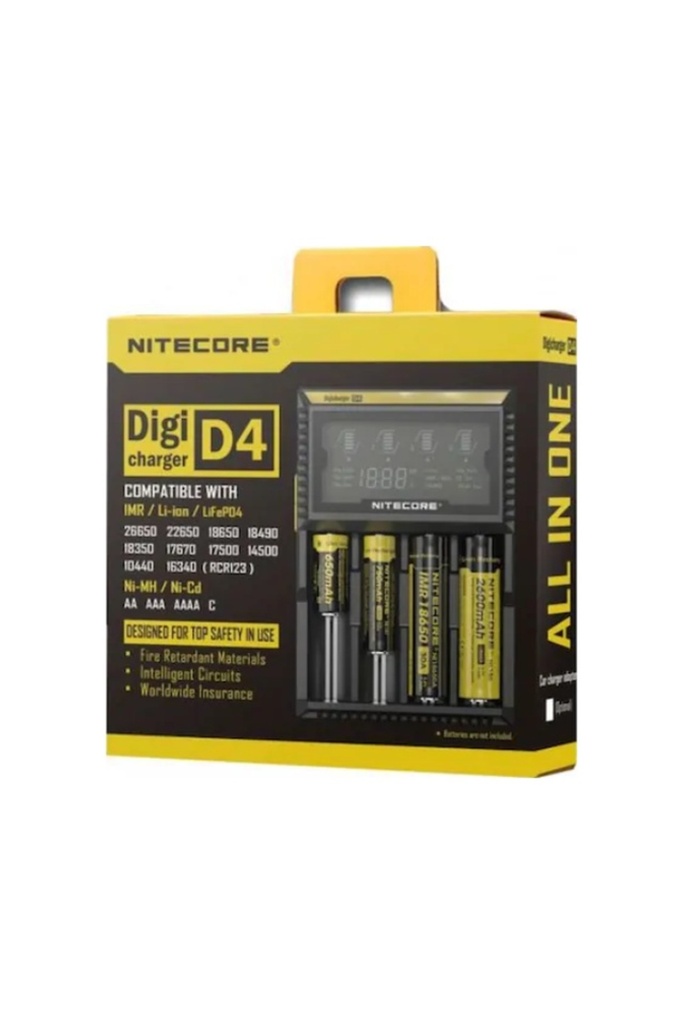 [EBS0063] Estiko Nitecore D4 Kablolu Pil Şarj Cihazı