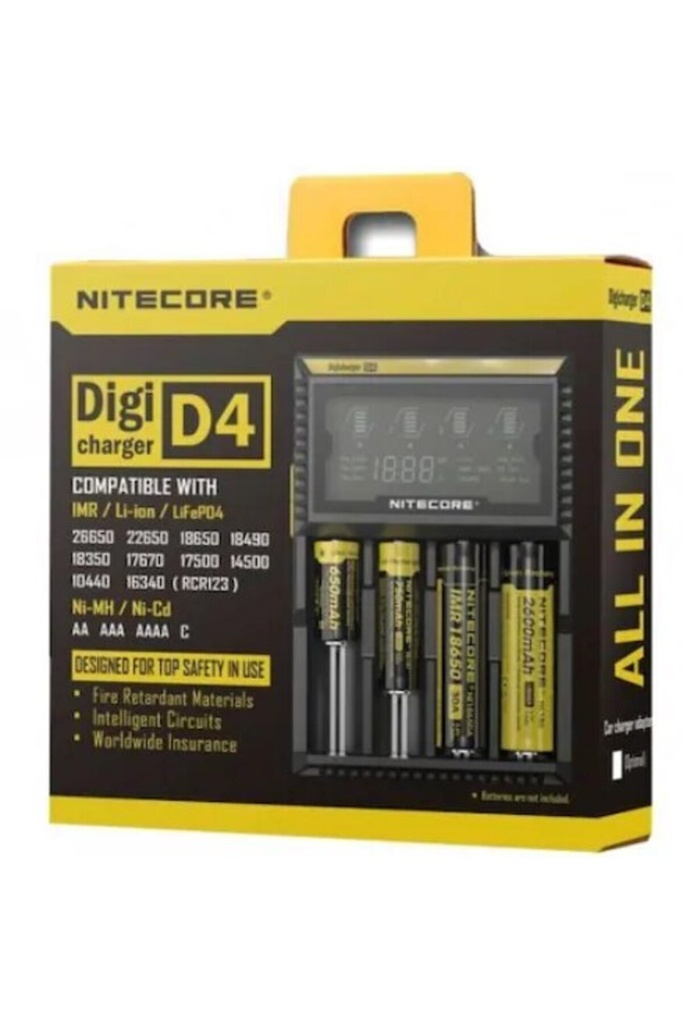 Nitecore D4 Li-İon Imr Lifepo4 Kablolu Pil Şarj Cihazı