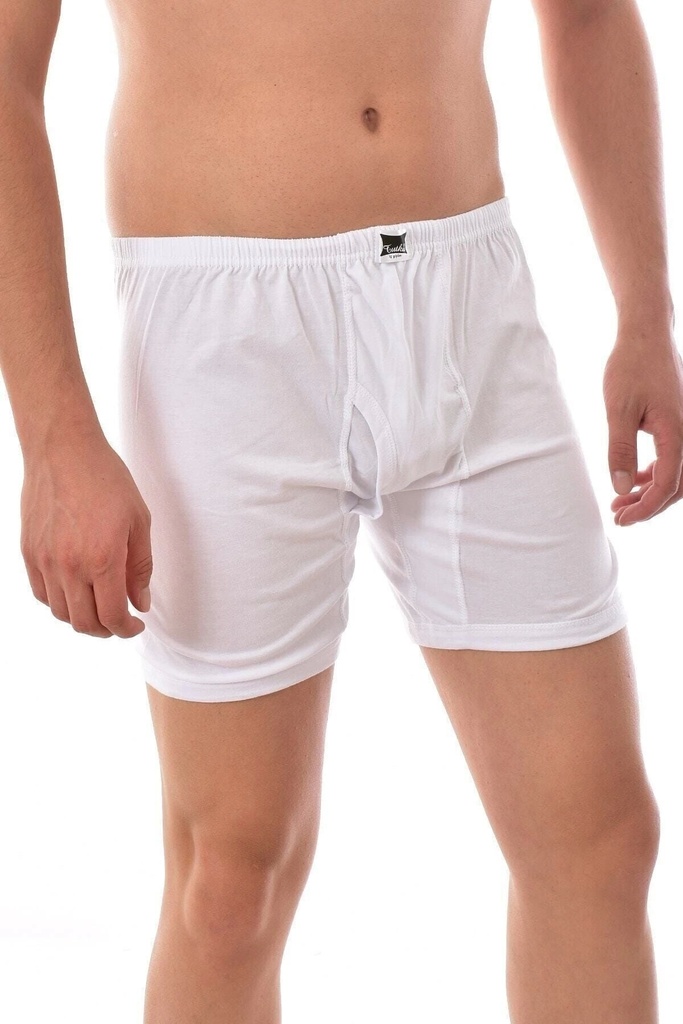 Tutku Erkek Beyaz 6 Adet Paçalı Boxer (M)