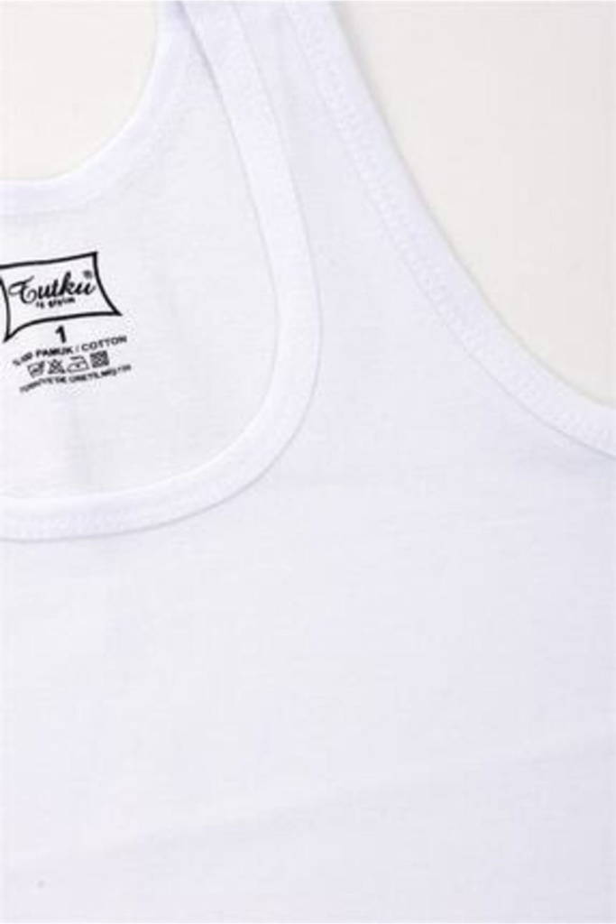 Tutku Erkek Çocuk %100 Pamuklu Atlet 5'li Paket (3-4 Yaş)