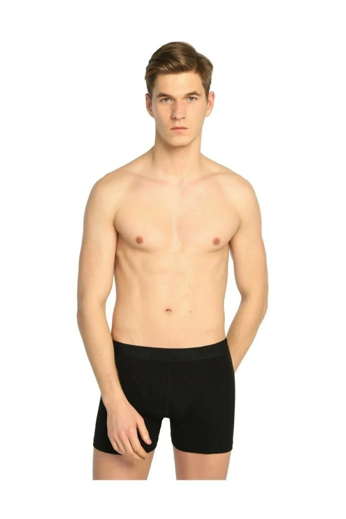[EST174-S-Beyaz] Tutku Erkek Elastan Likralı Boxer 6'lı Paket (S)