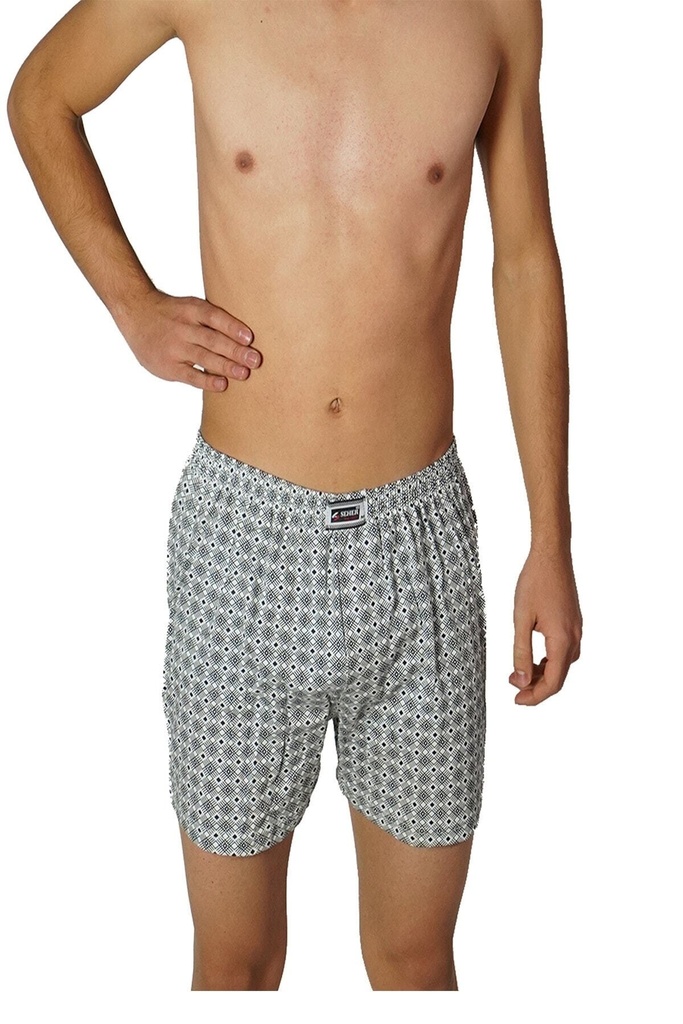 Seher Erkek Karişik 6'Lı Paket Seher Yıldızı Desenli Boxer Şort