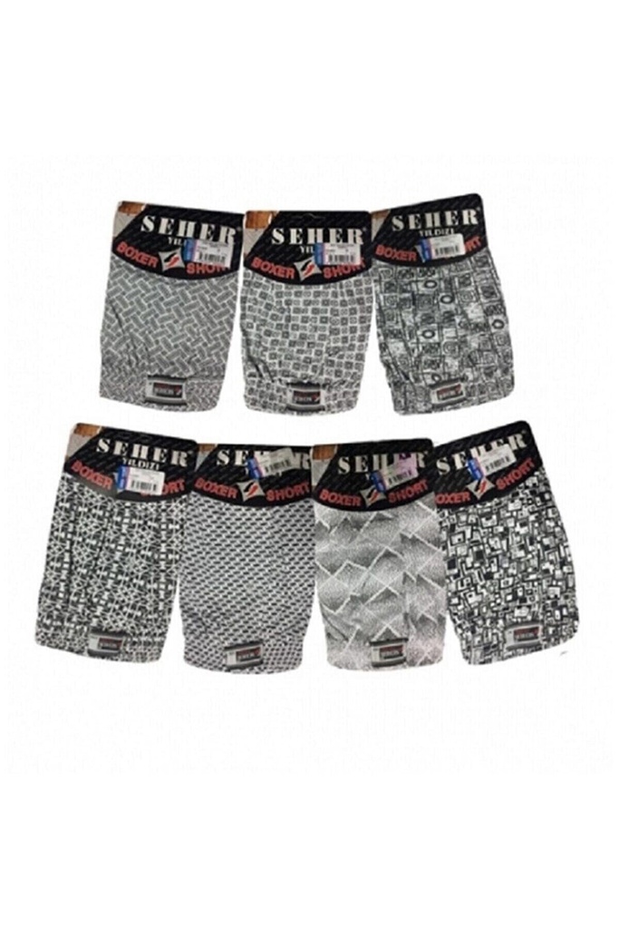 Seher Yıldızı Karışık 6' Lı Paket Erkek Boxer