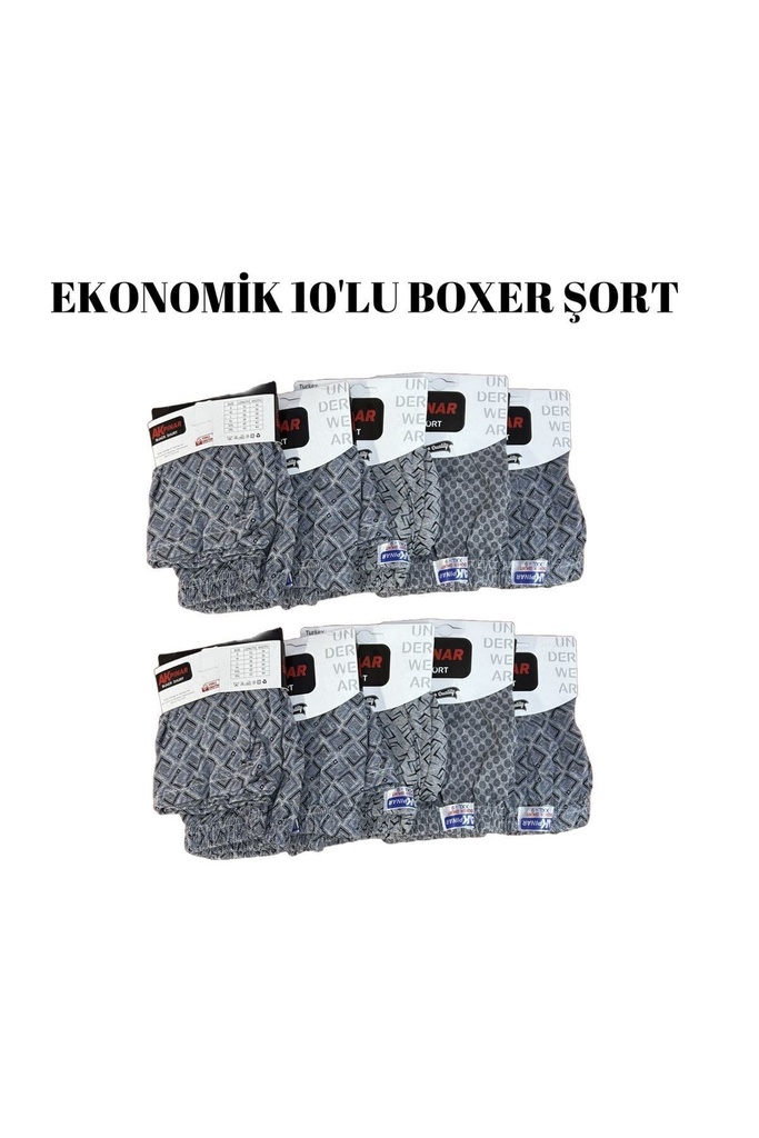 [EBS0119] Estiko 10 Lu Şort Boxer (M)