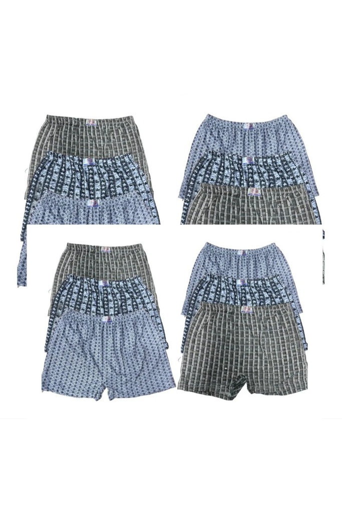 Estiko 12'Li Şort Boxer