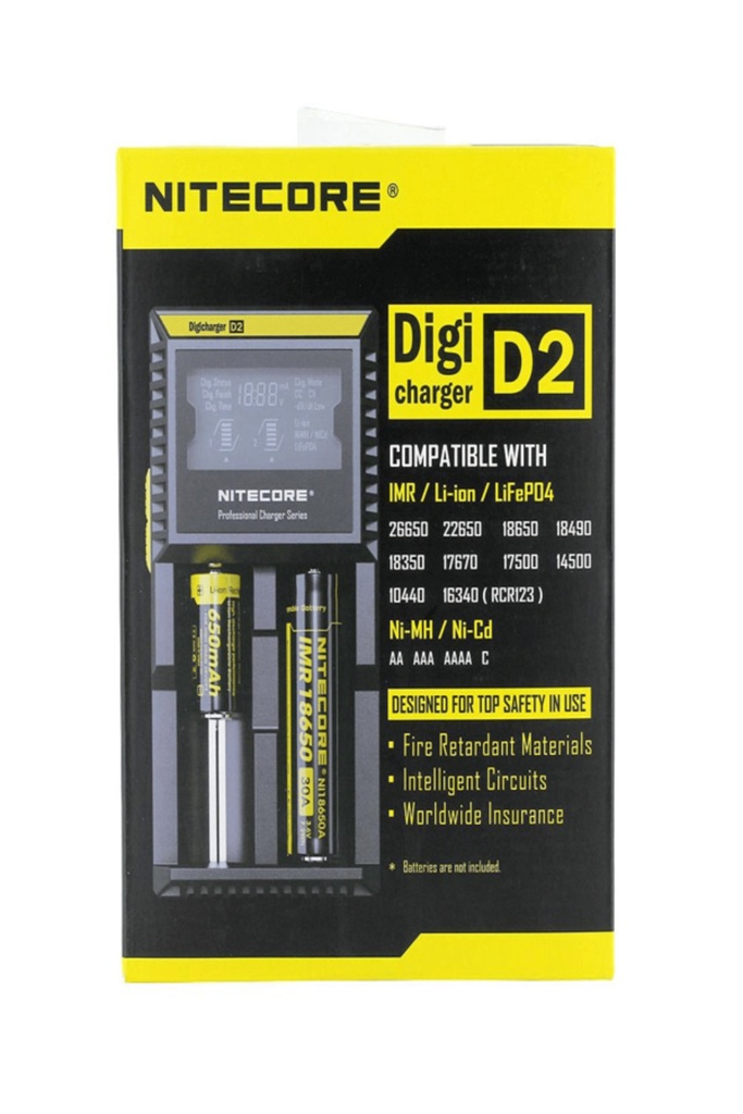 Nitecore D2 Pil Şarj Aleti - Erpilsan (M)
