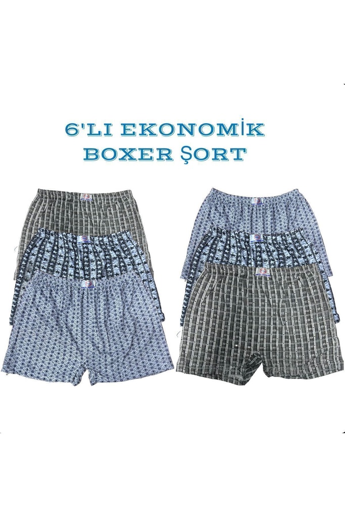 Estiko 6’Lı Boxer Şort